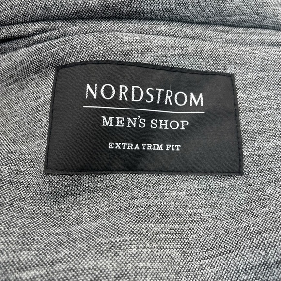 Nordstrom Blazer Extra Trim Fit Large Gray - Picture 9 of 13